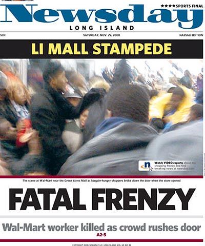 Newsday's cover